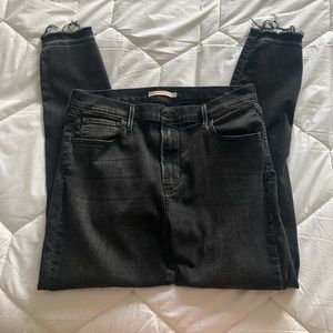 Levi Strauss High Rise Super Skinny 14/32 Dark